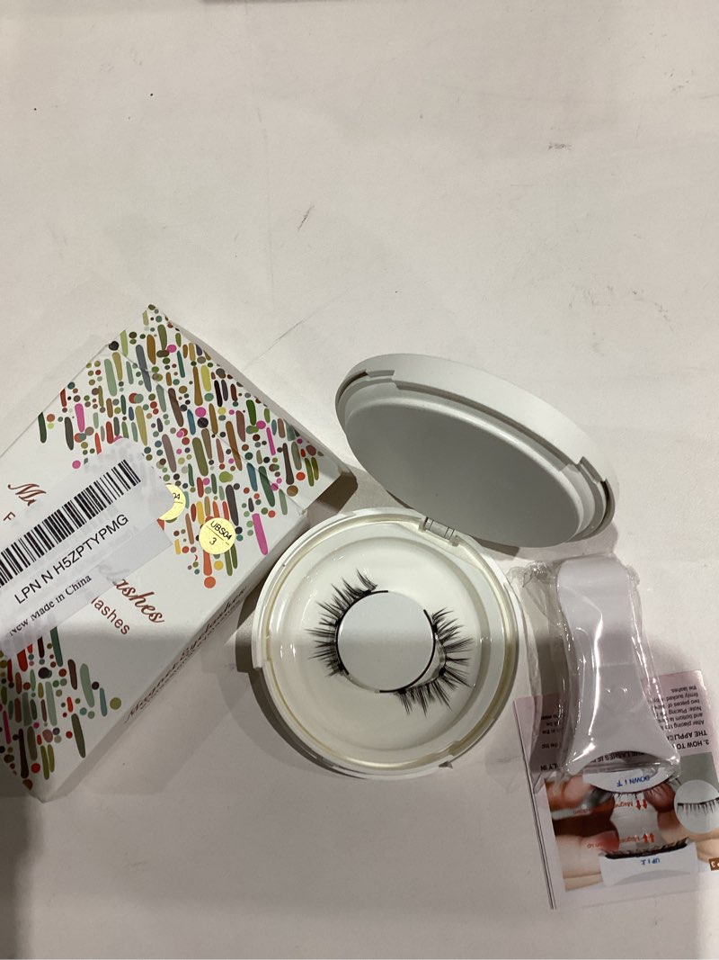 Elara Craft Magnetic Eyelashes with Applicator, Magnetic Eyelashes Natural Look,Reusable Magnet Lash