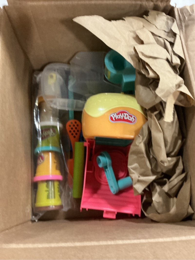 Condition photo showing As Is for play-doh donut drop shop playset, play food toy, kids arts & crafts, easter gift for kids 3+ years
