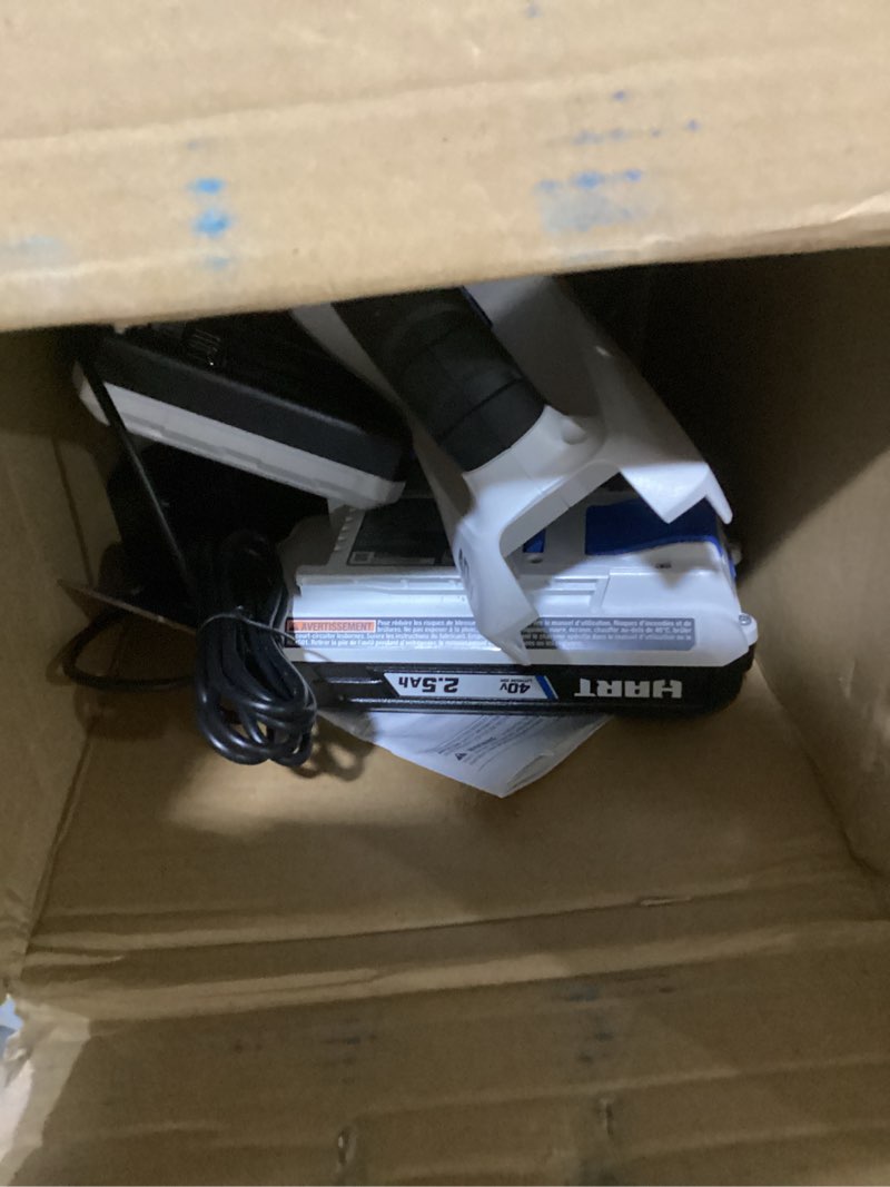 Condition photo showing Good Condition for hart 40-volt 24-inch cordless hedge trimmer kit, (1) 2.5ah lithium-ion battery