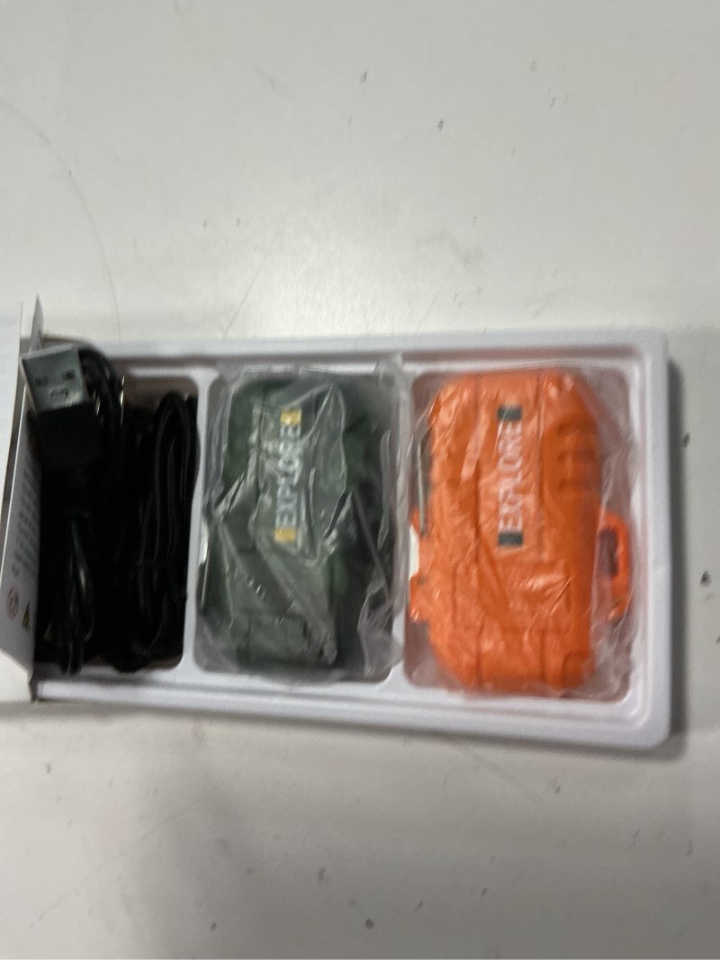 Condition photo showing Good Condition for lcfun 2 pack waterproof outdoor lighter windproof torch lighters butane refillable usb rechargeable electric dual arc plasma lighter hiking camping essentials hunting survival tactical gear gadgets orange + camouflage 2