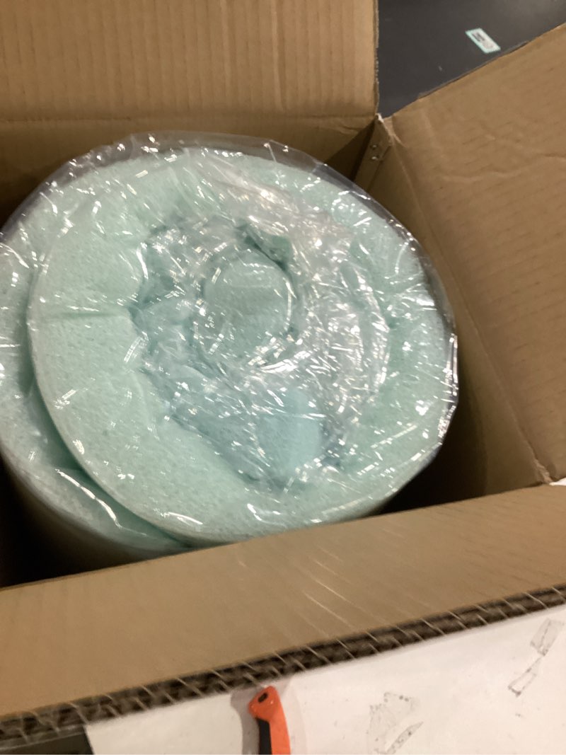 Condition photo showing Good Condition for LINENSPA Memory Foam Mattress Topper - 2 Inch Gel Infused Memory Foam - Plush Feel - Cooling and Pressure Relieving - CertiPUR Certified - Dorm Room Essentials - Twin Size Twin 2 Inch Topper Only