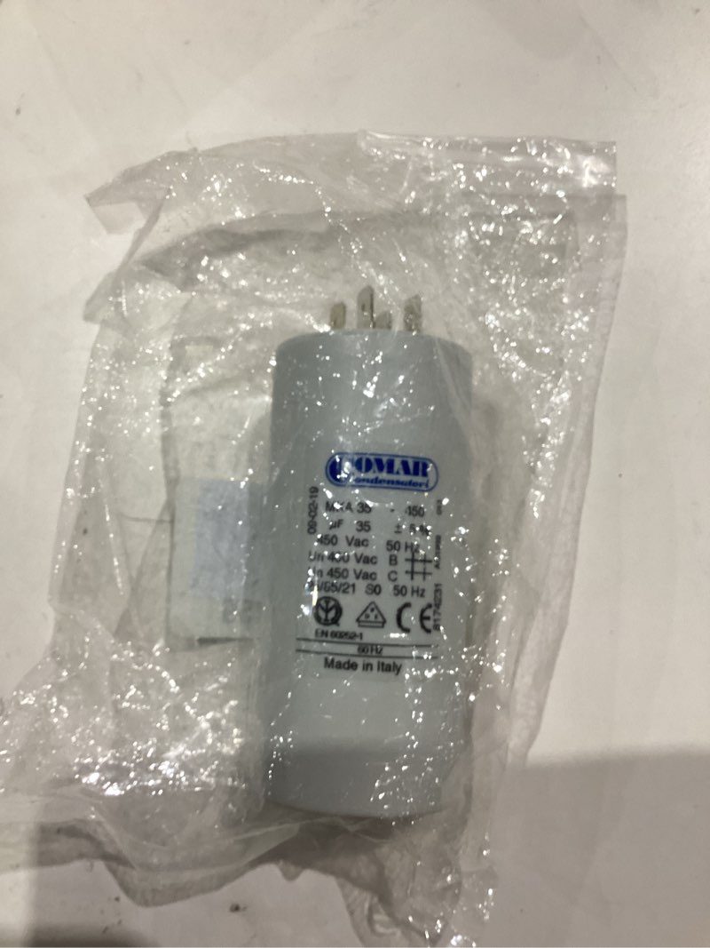 Made in Italy Motor Electrolytic Comar Condenser 35uF Capacitor MK35uF 33.25UF ~ 36.75UF 34uF 36uF 4