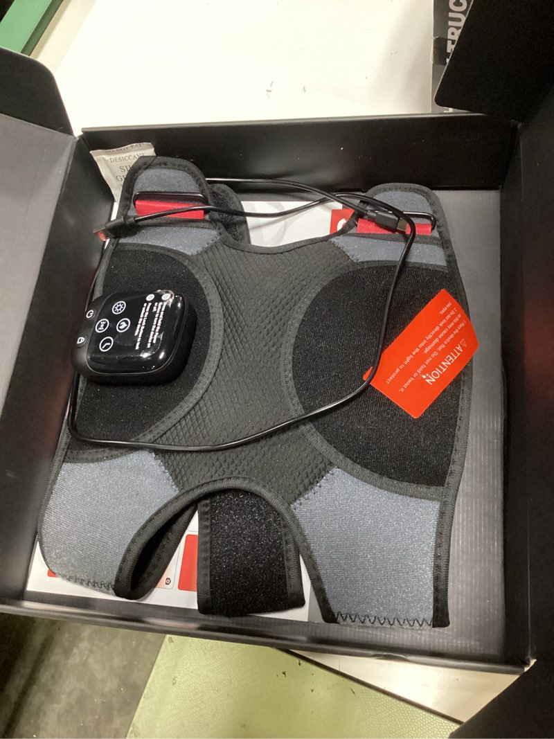 Condition photo showing Good Condition for ltw knee massager with heat and red light, cordless heated knee brace with 3 heat/3 vibration/5 light levels, 72 red lights with 660nm & 850nm, 5000mah massager for knee elbow shoulder 1-pack