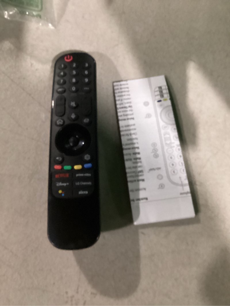 Condition photo showing Good Condition for Voice Remote Replacement for LG Smart TV, for Magic Remote MR22GN with Pointer and Voice Function,for LG 2022 OLED QNED NanoCell UHD 4K 8K Smart TV for LG Smart TV Remote