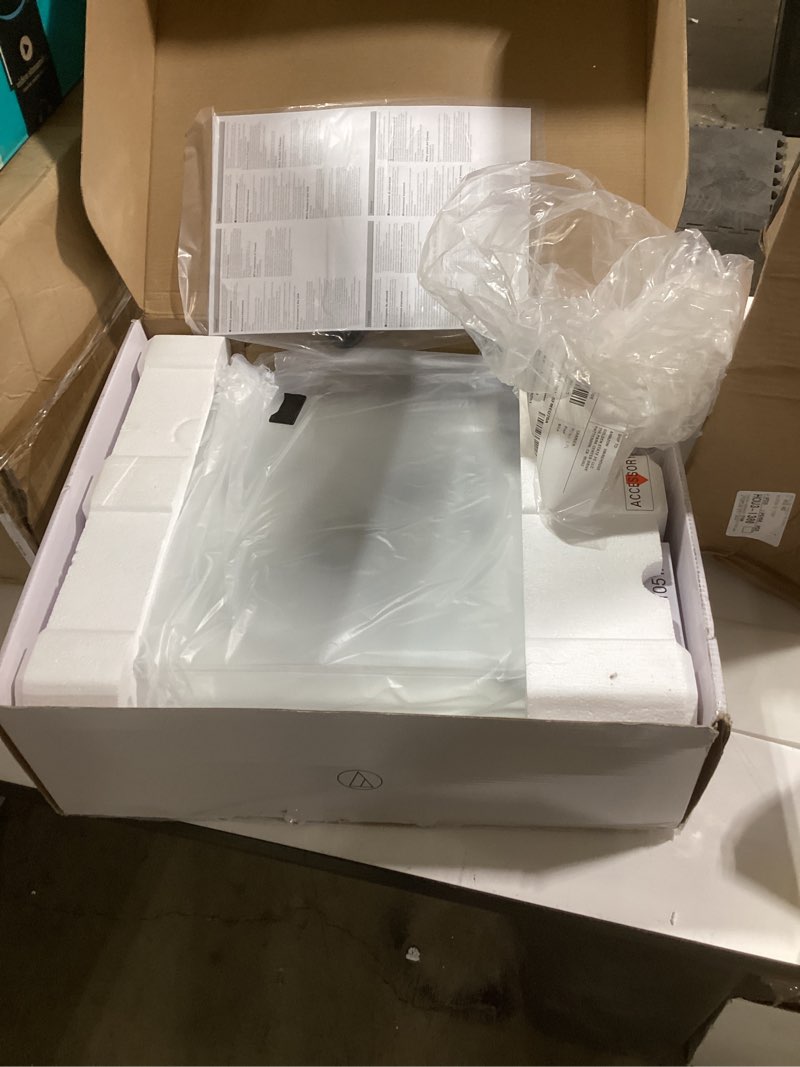 Condition photo showing New/Like New for Audio-Technica AT-LP60XBT-WW Automatic Turntable White