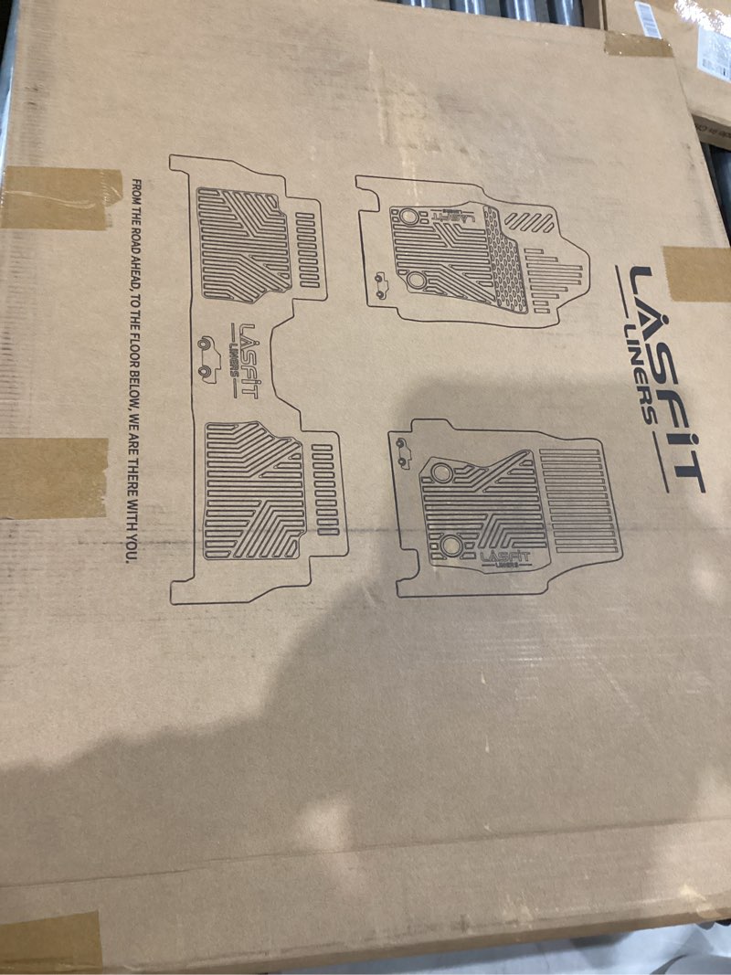 Condition photo showing New/Like New for LASFIT Floor Mats & Cargo Mat for Hyundai Tucson Gas 2026 2025 2024 2023 2022 SEL/SEL Convenience/SE/XRT, All Weather TPE Car Mats Custom Fit Tucson 2022-2026 Floor Liners & Trunk Mat, Black 2)Hyundai Tucson | 2022-2026 | Gas | Full Set