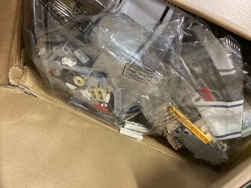 Condition photo showing Good Condition for mould king roller coaster building set, large amusement park coaster model kit with motors, creative gift for adults, engineering stem toy for teens (3646 pcs) roller coaster set