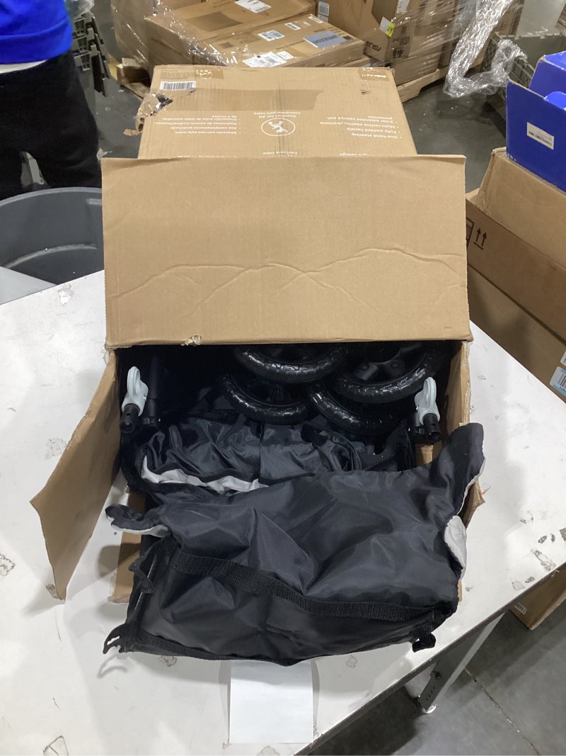 Condition photo showing Good Condition for Kolcraft Cloud Plus Lightweight Umbrella Stroller for Toddlers with Reclining Seat, Large Storage Basket, Canopy, Infant & Parent Trays, Compact Fold for Summer Travel, Durable Frame, Slate Gray Slate Gray (Wheel Color May Vary)