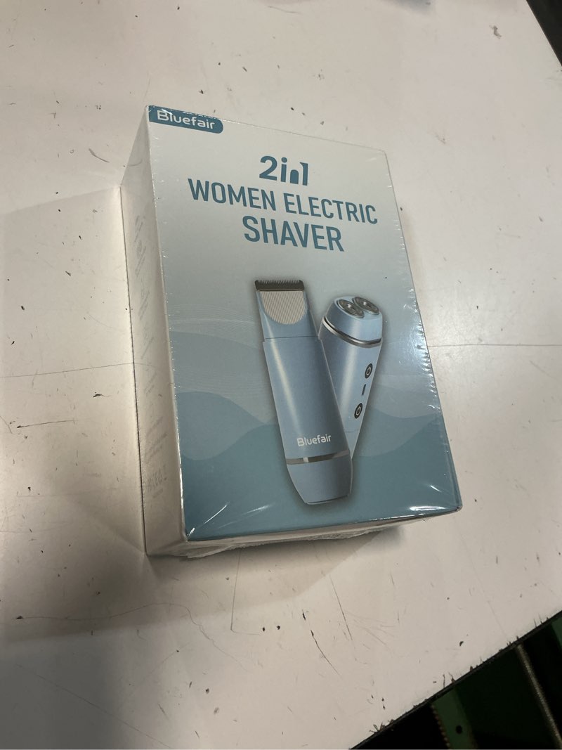 Condition photo showing New/Like New for 2 in 1 electric razors for women electric shaver (blue)