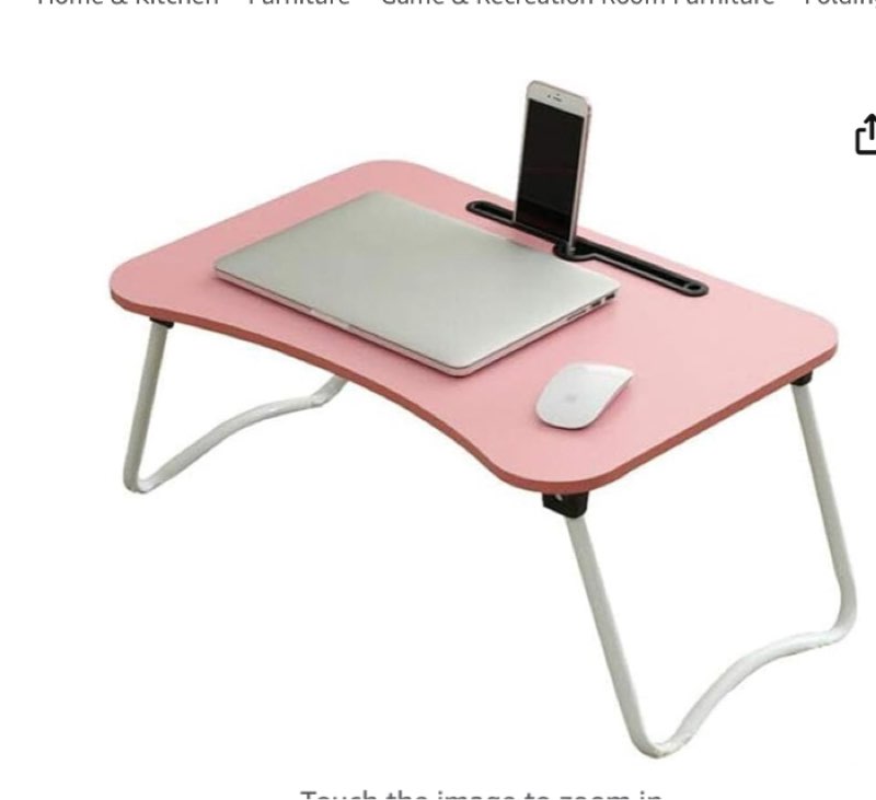 Computer Desk Bed Notebook Table Foldable College Dormitory Lazy Artifact Bed Study Desk Small