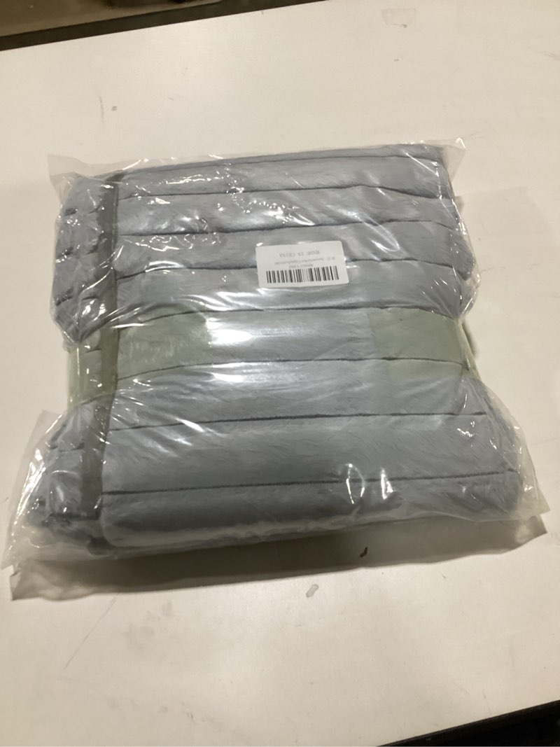 Condition photo showing Good Condition for Faux Fur Couch Cover,Non-Slip Striped Plush Sofa Cover,Rabbit Plush Couch Cover (Grey,36"x70"/3-Seater Sofa Cover)