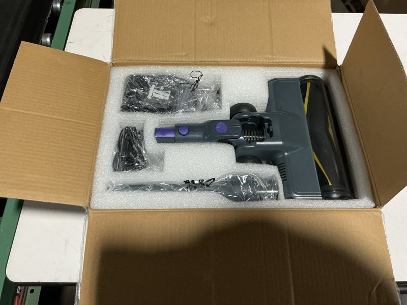 Condition photo showing Good Condition for cordless vacuum cleaner, 80kpa lightweight cordless stick vacuum, 650w rechargeable battery vacuum with 75min runtime, led display, stick vacuum cleaners for home pet hair hardfloor carpet-v2 (sliver)