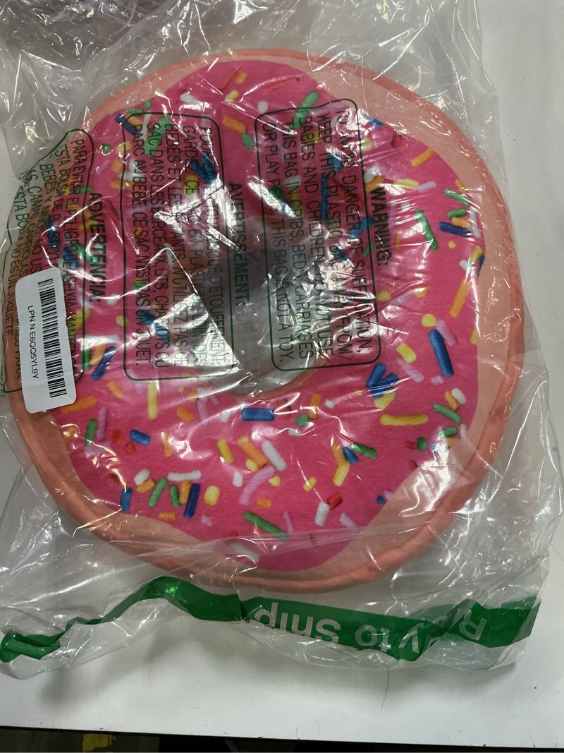 Condition photo showing Good Condition for ear piercing pillow for side sleepers with washable cover pillows with holes for ear pain,donut pillow for adults cnh ear pain relief pressure sores ear pillow with hole in center pink donut + washable cover one size