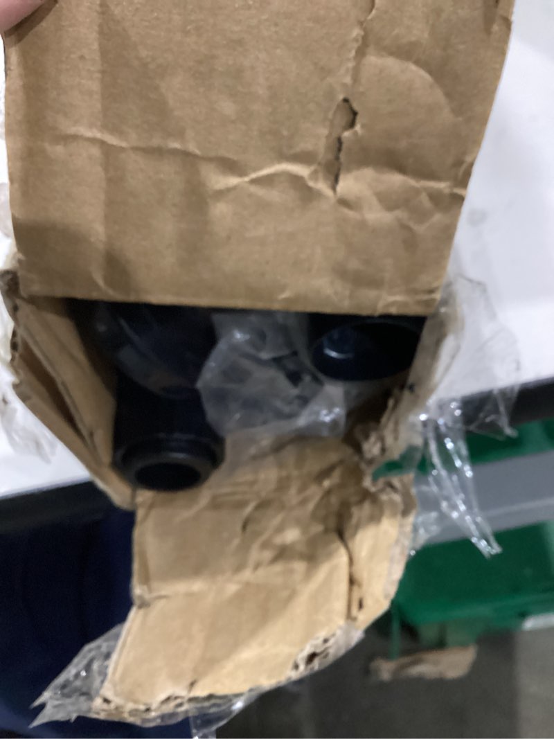 Condition photo showing As Is for AIZESI Extra Long Tension Curtain Rod 51-146 Inch(4.25-12.16Ft), Heavy Duty No-Drill Adjustable Spring Rod for Patio Window Bathroom Gazebo, Never Rust & Easy Install, 1.26In Black Black 51-146IN-1P