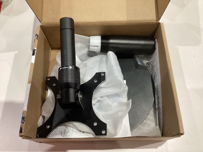 Condition photo showing Good Condition for tiltable stand for show 21 and 15 (1st, 2nd gen), rotatable table holder for alexa 21, metal desktop base for echo 15 blcak-un