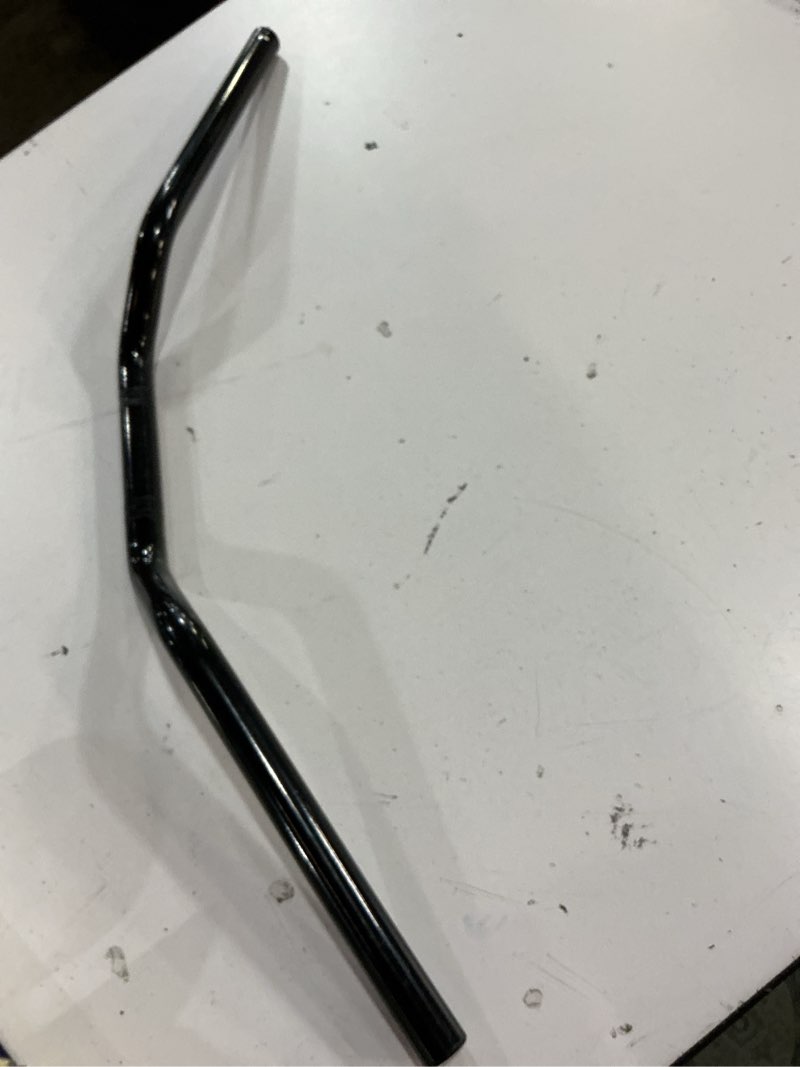 Condition photo showing As Is for anxin 7/8" 22mm drag handlebars tracker handle bars universal for sportster xl 883 1200 bobber custom chopper softail dyna euro style black black 7/8 inch