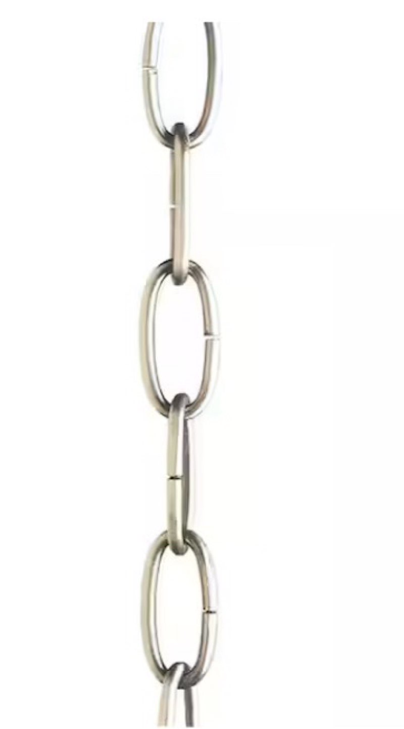 ((Case pack of 13 ))Brushed Nickel 9-Gauge Accessory Chain. 