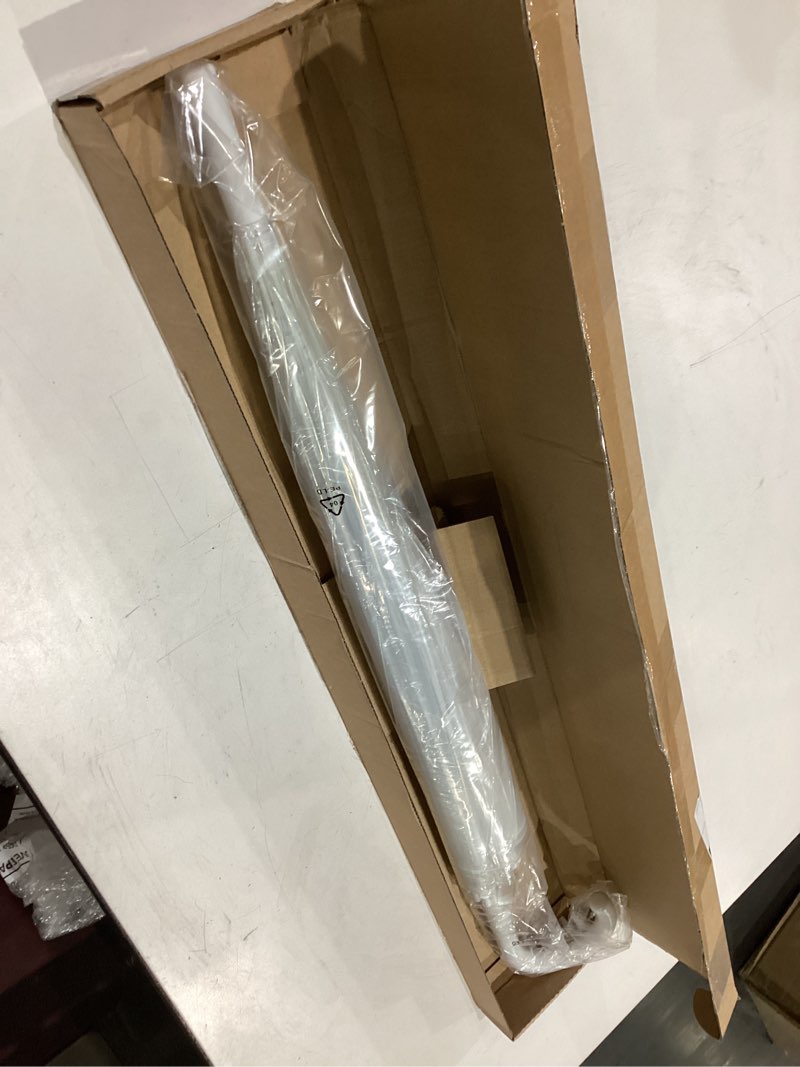 Condition photo showing Good Condition for amazon basics clear umbrella for rain, round bubble umbrella for wedding, with wide coverage (35" canopy diameter), auto open, strong fiberglass frame, steel shaft, spoke protectors for safety