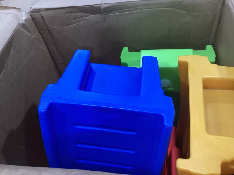 Condition photo showing Good Condition for step2 up & down roller coaster toy for kids, ride on push car, indoor/outdoor playset, toddlers ages 2-5 years old, compact storage, max weight 50 lb., multicolor