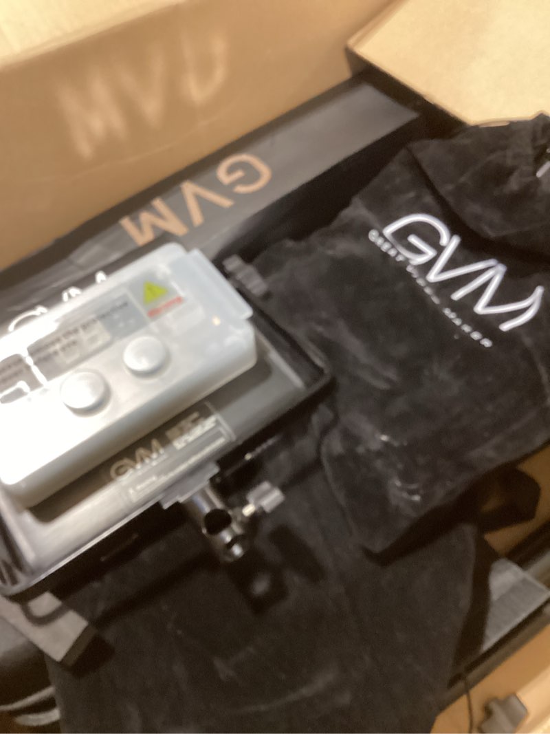 Condition photo showing Good Condition for gvm 2 pack led video lighting kits with app control, bi-color variable 2300k~6800k with digital display brightness of 10~100% for video photography, cri97+ tlci97 led video light panel +barndoor