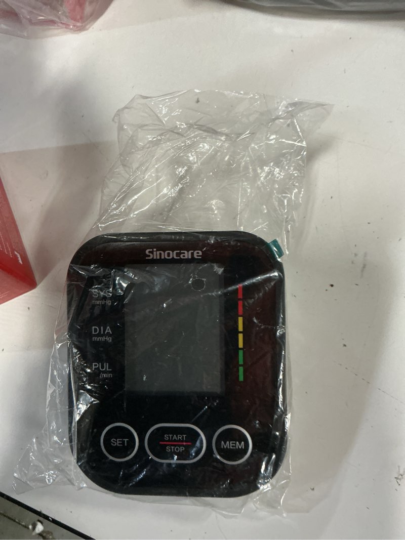 Condition photo showing Good Condition for Sinocare Blood Pressure Monitor, Upper Arm BP Machine for Home, Adjustable Cuff 8.6"-16.5", One-Button Operation, Dual User Mode, Posture Detection & Irregular Heartbeat Alert Black