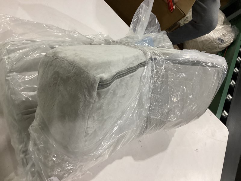 Condition photo showing As Is for cushion mat light grey