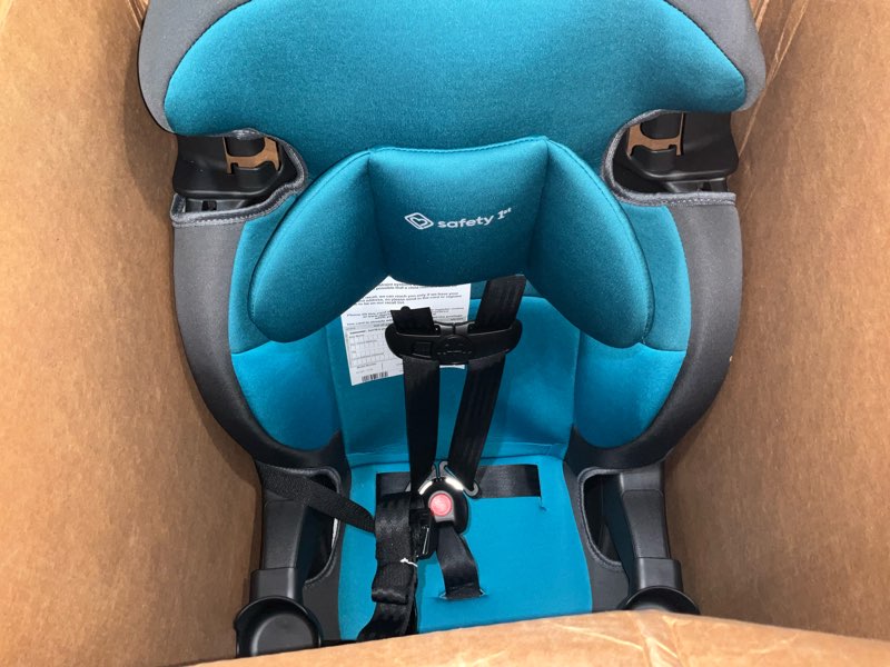 Condition photo showing As Is for Safety 1st Grand 2-in-1 Booster Car Seat, Converts from High Back to Belt-Positioning Booster, High Back Seat for Kids 40-65, and Belt-Positioning 40-100 Pounds, Capri Teal Capri Teal 2