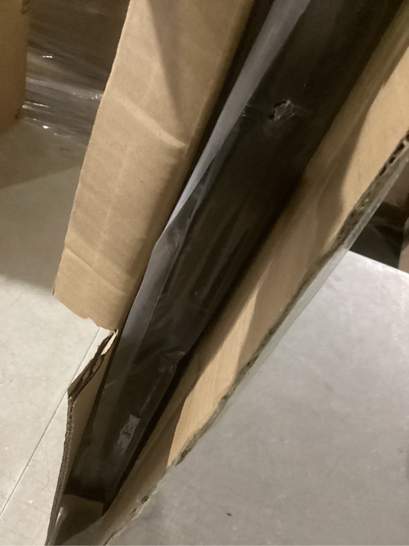Condition photo showing New/Like New for babelio 26-28.5 inch narrow easy install baby gate, auto-close pet gate for small stairs and doorways, no drilling pressure mounted, no extensions, black black 30" high, 26-28.5" wide
