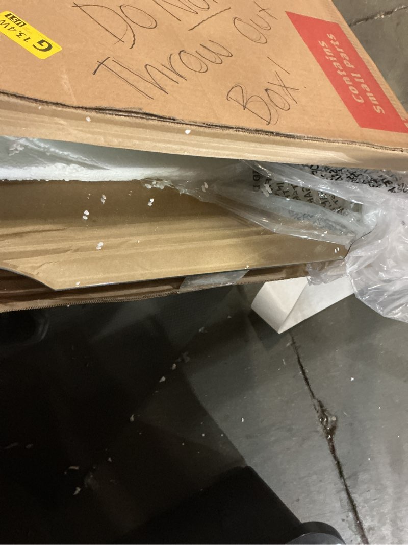 Condition photo showing Good Condition for ANDY STAR Chrome Oval Mirror for Bathroom, 20x33 Inch Pill-Shaped Chrome Mirrors for Wall in Thin Frame Deep 1’’ Ideal for Limited Space Chrome 33"L x 20"W