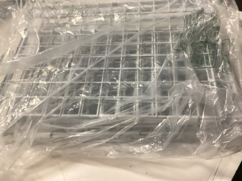 Condition photo showing Good Condition for 4-Tier Stackable Closet Organizers and Storage Basket, Foldable Closet Shelf Organizer System, Space-Saving Clothes Storage Drawer Organizer for Wardrobe, White (Patent Pending) White 11.8"x 15.7"x 34.6"