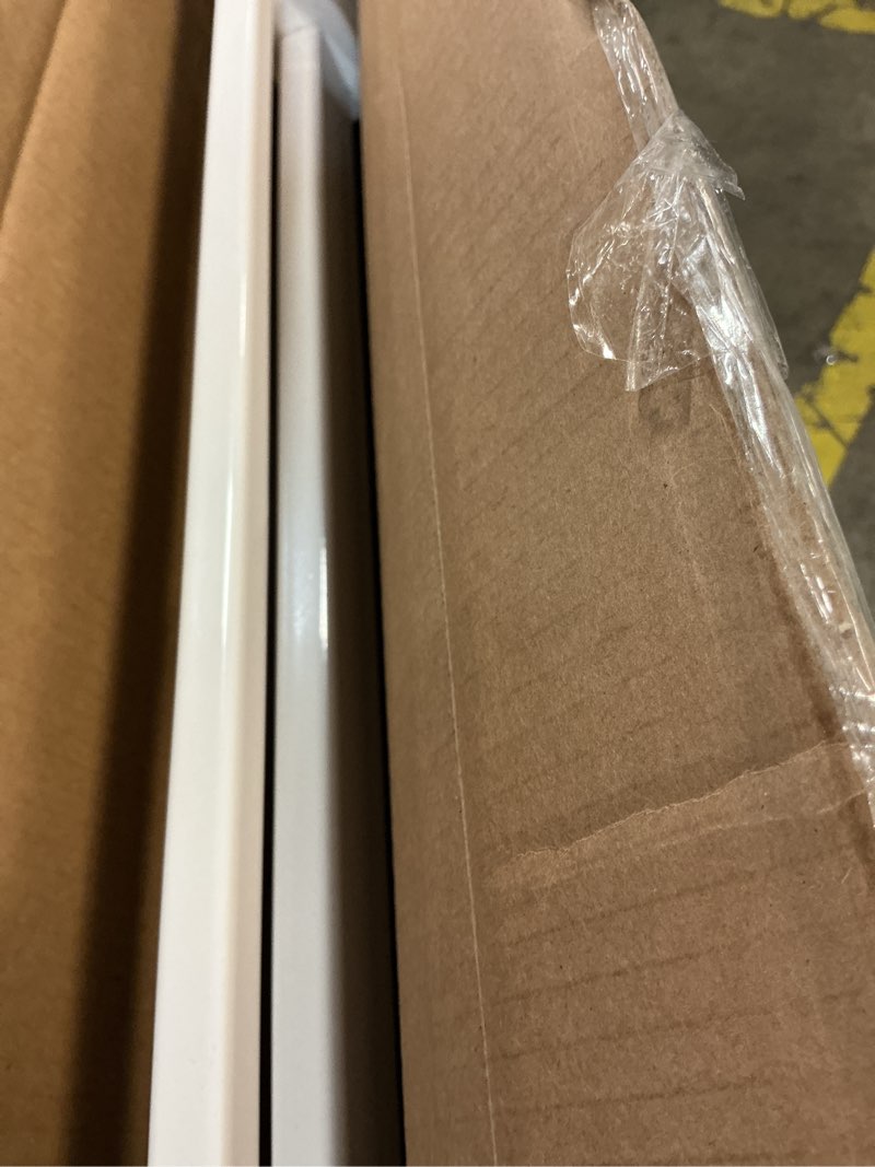 Condition photo showing Good Condition for summer infant extra tall & wide safety pet and baby gate, 29.5"-53" wide, 38" tall, pressure or hardware mounted, install on wall or banister in doorway or stairway, auto close walk-thru door - white white gate