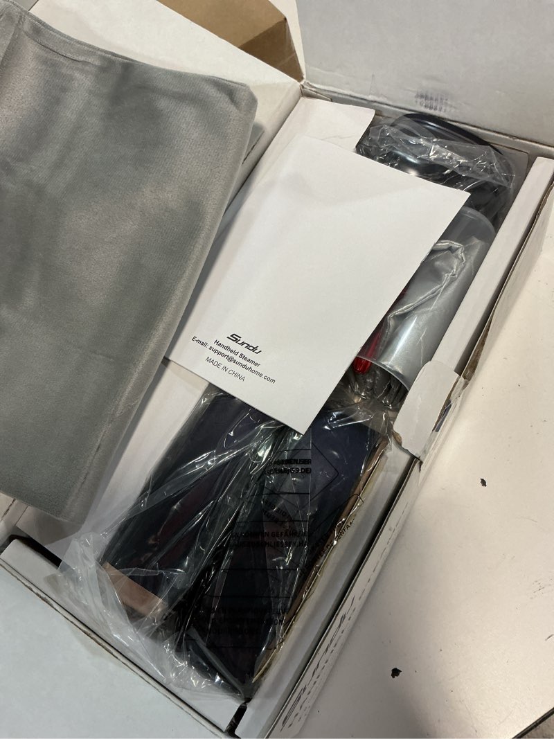 Condition photo showing Good Condition for clothes steamer, steamer for clothes with 2 water tanks (180 ml and 100 ml), portable 2 in 1 travel steamer iron,10s fast heat-up, 20 minutes of ironing handheld garment steamer for travel and home aqua