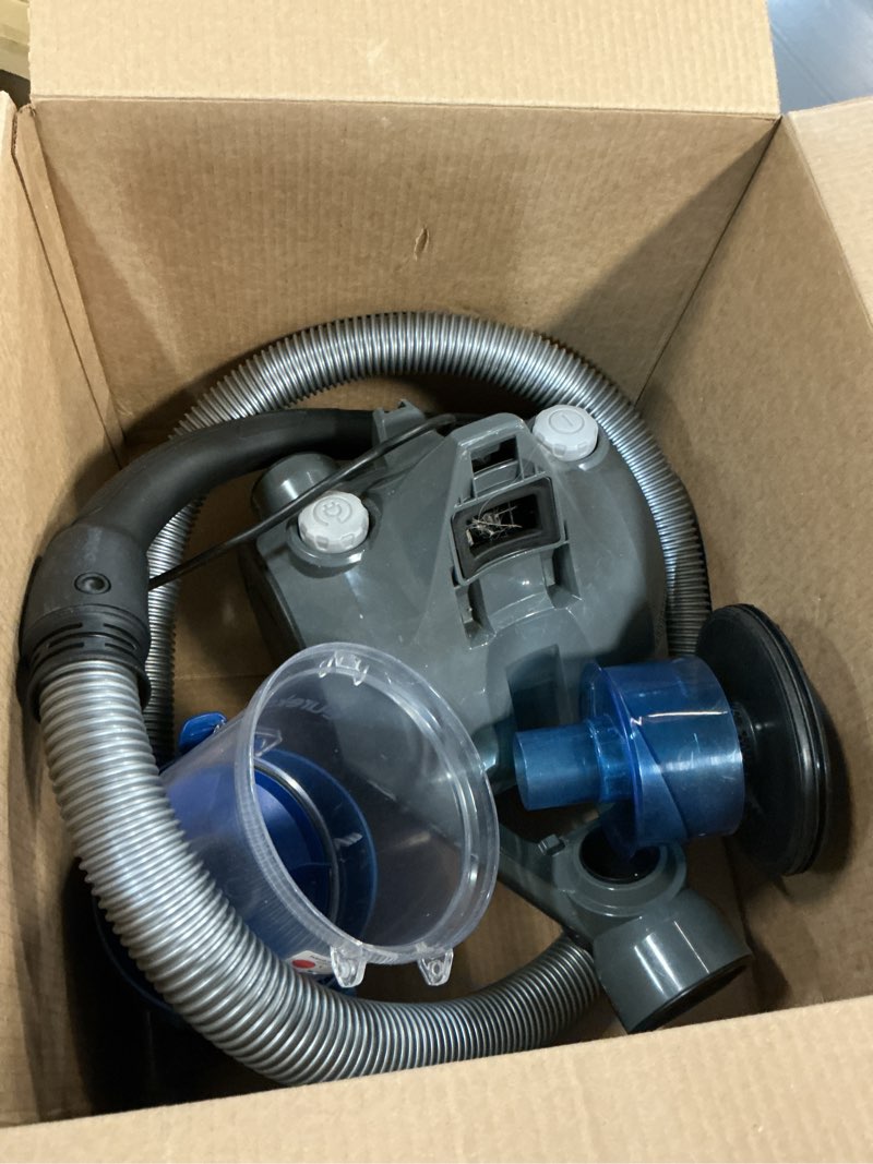 Condition photo showing As Is for Eureka WhirlWind Bagless Canister 2.5L Vacuum Cleaner, Lightweight Vac for Carpets and Hard Floors, NEN110A, Blue