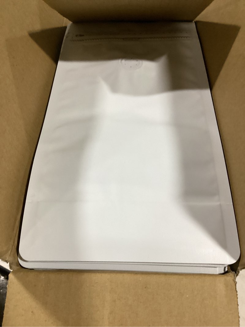 Condition photo showing Good Condition for coffee bags with valve(60pcs,16 oz,1 lb) vented coffee beans packaging bags high barrier aluminumed foil flat bottom heat sealed side zipper resealable storage bag for home or business?white+black? 16oz-white+black