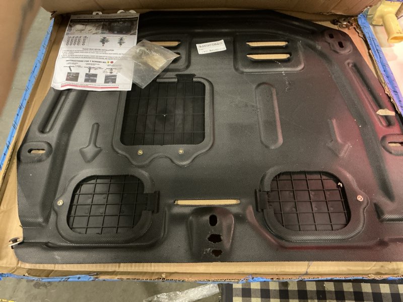 Condition photo showing Good Condition for engine splash shield fit for honda cr-v 2007 2008 2009 2010 2011 2012 2013 2014 engine case guard under cover compatible with crv front engine guard mud flaps