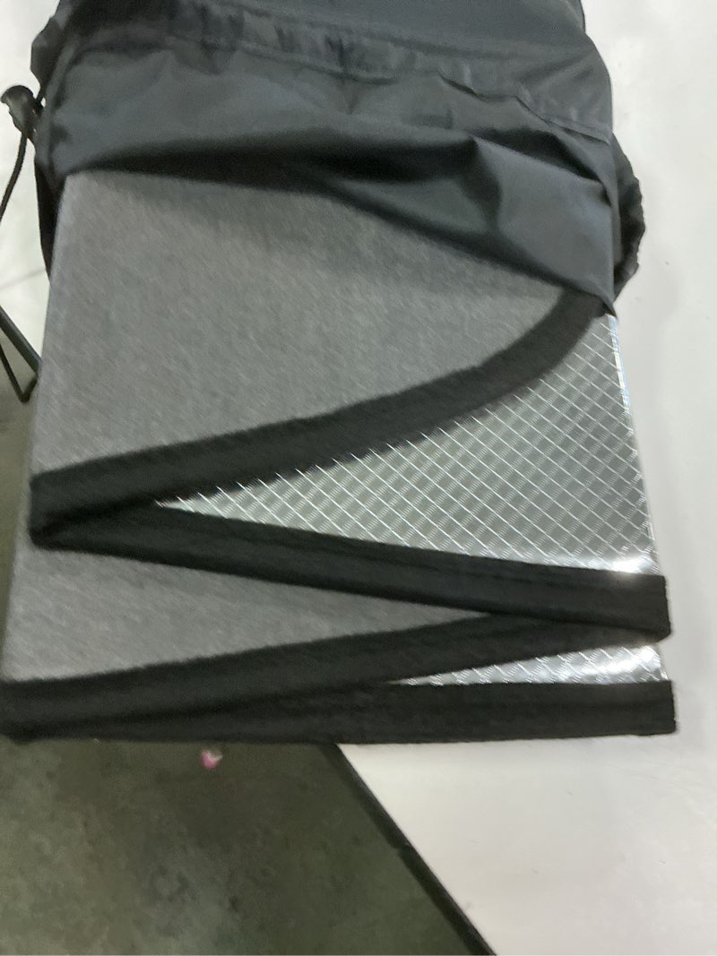 Condition photo showing Good Condition for Windshield Sun Shade for Chevrolet Silverado/GMC Sierra 1500/2500HD/3500HD for 2019-2026, Foldable Front Window Shade with 3-Layer Reflective Material to Keep Car Cool 2019-2026 Chevrolet Silverado/GMC Sierra