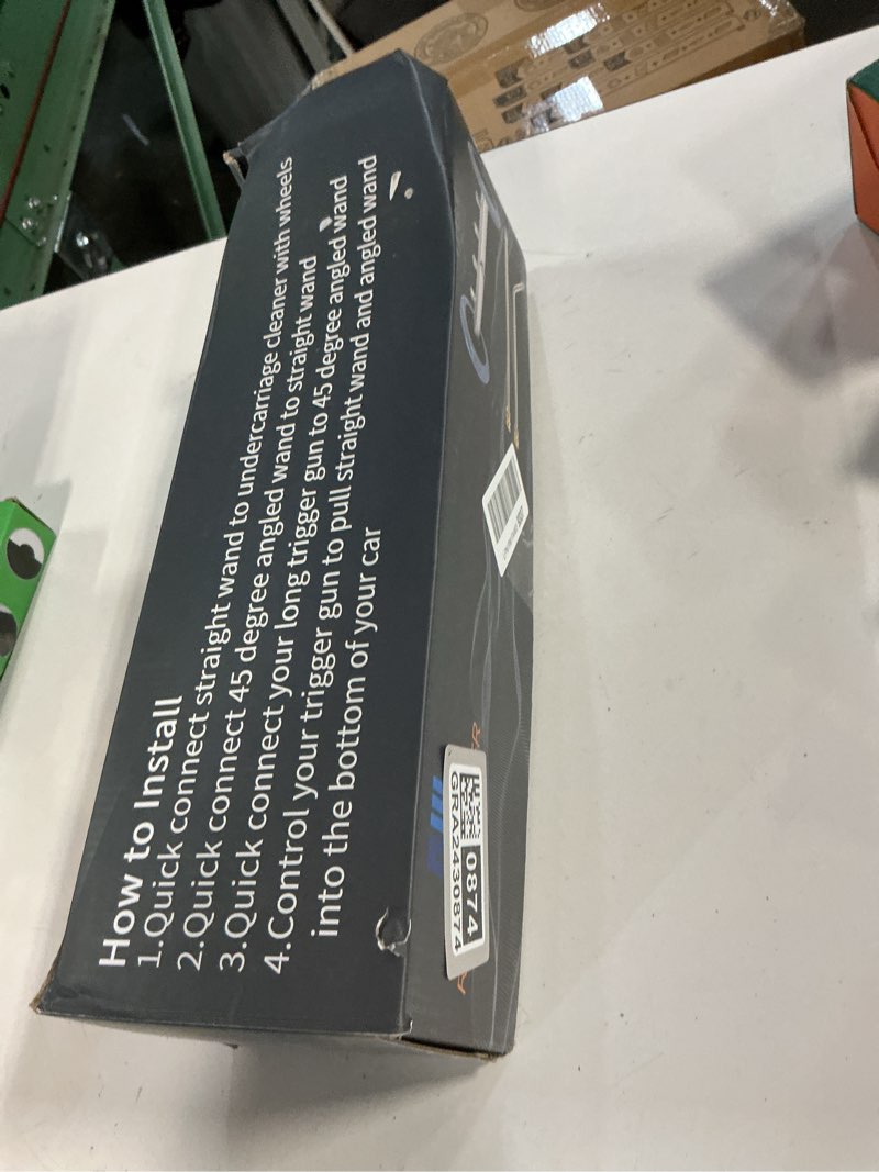 Condition photo showing New/Like New for RIDGE WASHER Pressure Washer Undercarriage Cleaner, 16 Inch Undercarriage Washer, Pressure Washer Under Car Cleaner with Straight Extension Wand, 4000 PSI 16Inch