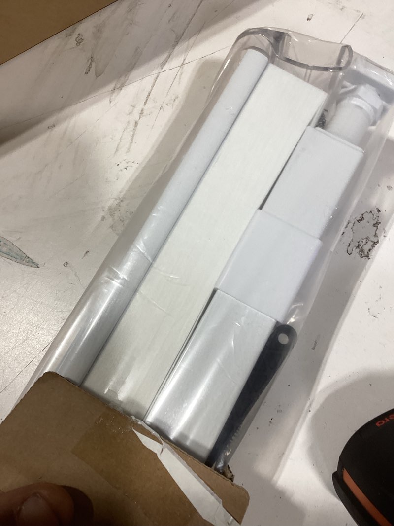 Condition photo showing New/Like New for lazblinds cordless cellular shades, no tools no drill light filtering honeycomb shades pleated blinds for windows, 26.5'' w x 48'' h, white light filtering-white 26 1/2'' w x 48'' h