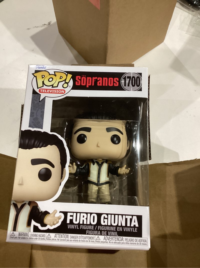 Condition photo showing New/Like New for Funko Pop TV: Sopranos - Furio Giunta - The Sopranos - Collectable Vinyl Figure - Gift Idea - Official Merchandise - Toys for Kids & Adults - Crime Drama Fans - Model Figure for Collectors