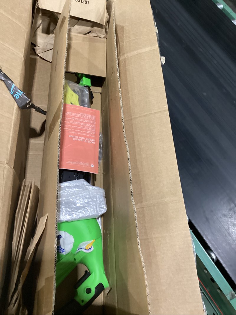 Condition photo showing Good Condition for electric weed wacker cordless kit lithium lawn mower