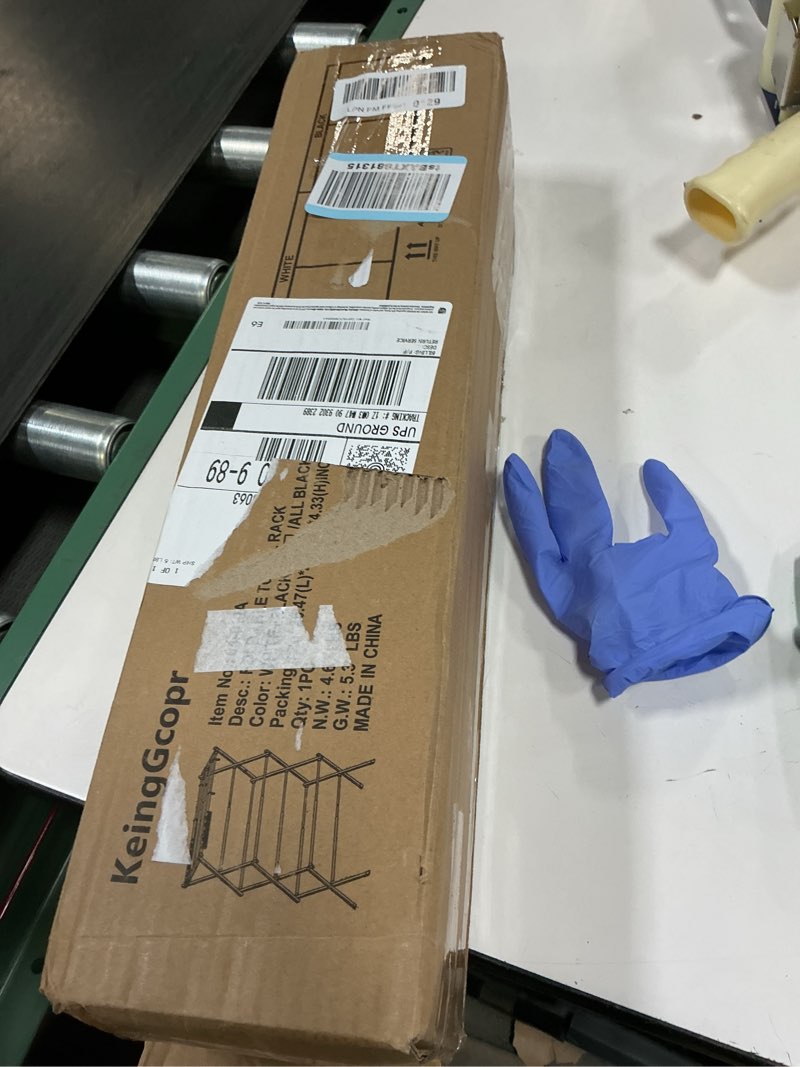 Condition photo showing New/Like New for Foldable Drying Rack Clothing, Clothes Drying Rack Folding Indoor, Laundry Drying Rack - 40" x 28.8" x 14.2", Space Saving Indoor&Outdoor, White