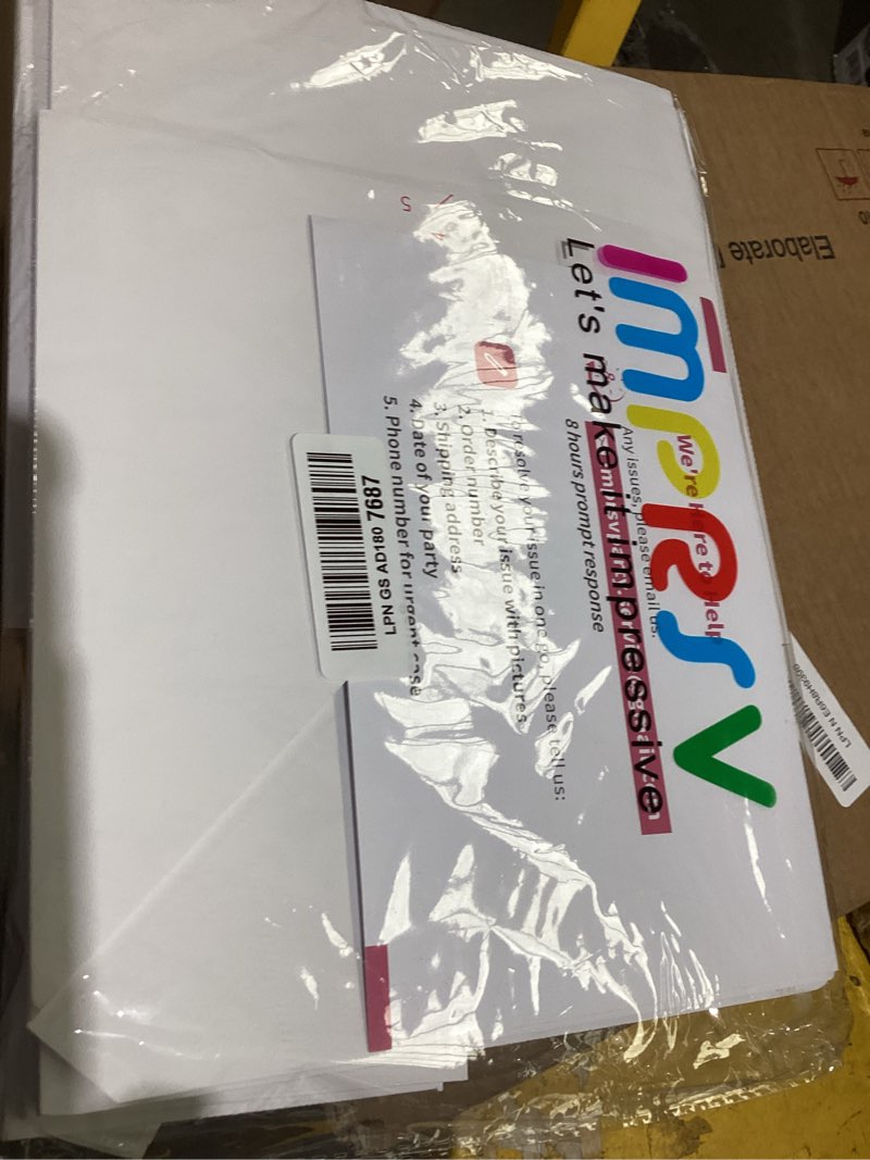 Condition photo showing Good Condition for imprsv 3ft mosaic numbers for balloons, balloon mosaic number frame, marquee number 1, one balloon for first birthday, diy assembly required large cardboard numbers, first anniversary decor