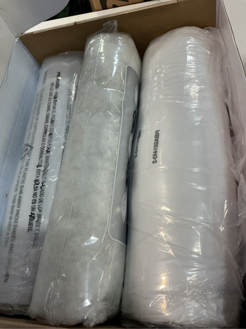 Condition photo showing New/Like New for allerease platinum 2-in-1 adjustable pillow, cleanboost allergen barrier, extra fill, standard/queen - 2 pack