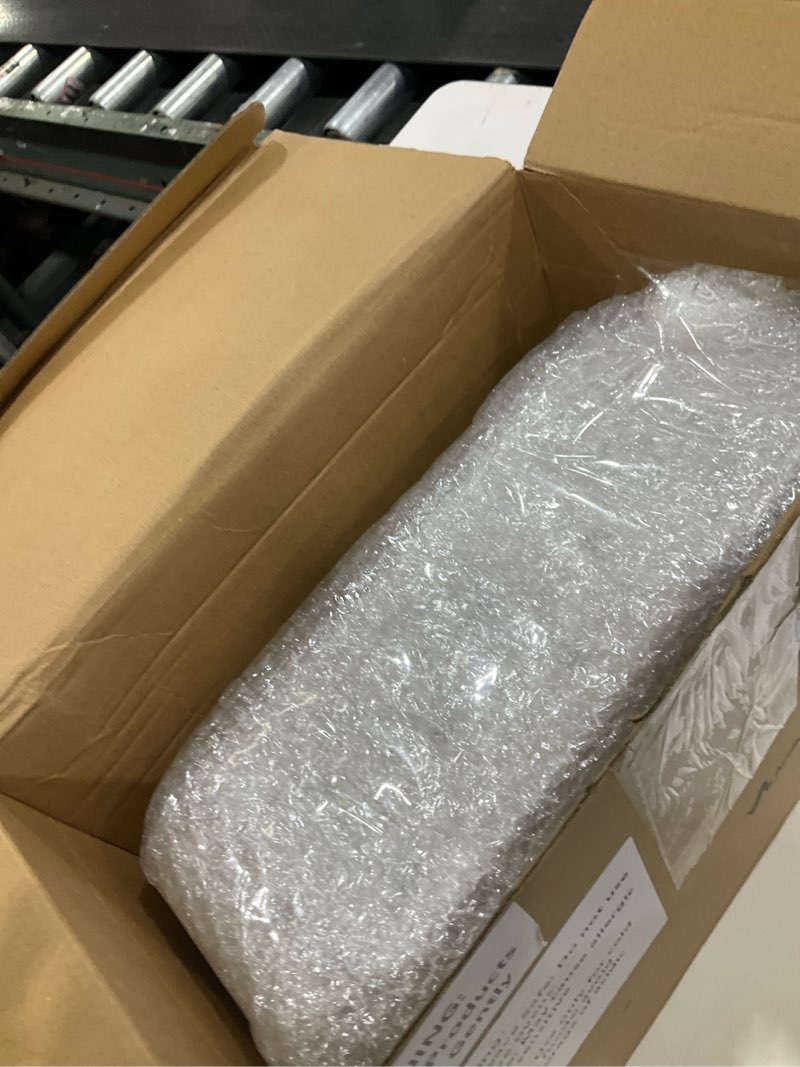 Condition photo showing New/Like New for Acellegic 12 Pack Sushi Plates with Drip Holes Melamine Drain Sashimi Plate 8" x 3.75" Japanese Cuisine Chef Display Serving Tray for Sushi Case Raw Food Preparation Storage Restaurant Supply (White) 12 White