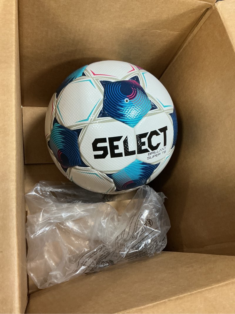 Condition photo showing Good Condition for select select brillant super tb soccer ball white/blue v25 5