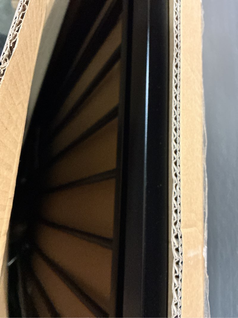 Condition photo showing Good Condition for comomy 36" extra tall baby gate for stairs doorways, fits openings 29.5" to 40.6" wide, auto close sturdy safety dog gate for house, pressure mounted easy walk through pet gate with door, black 36"tall 40.6"wide black