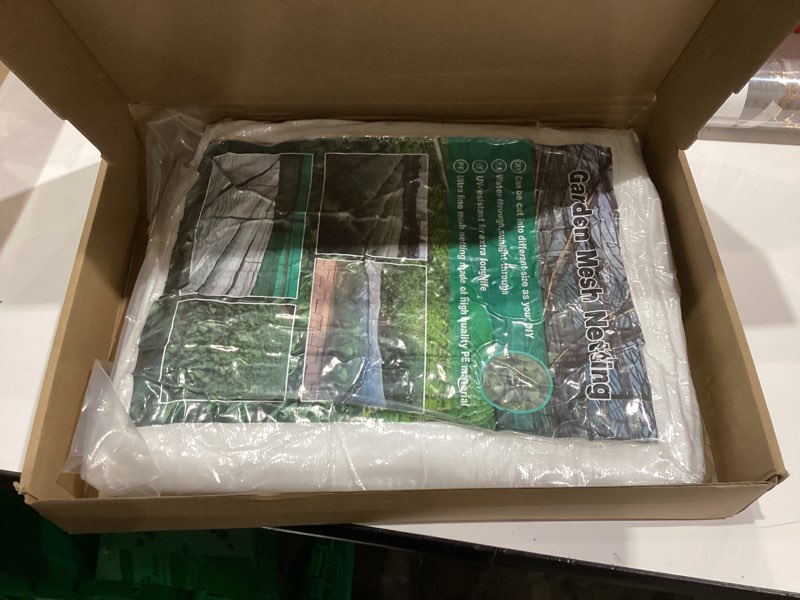 Condition photo showing New/Like New for 10x33Ft Ultra Fine Mesh Garden Netting for Plant Protection - Ideal for Vegetables, Fruits, Flowers, Crops, Greenhouse, Raised Bed, and Barrier Screen Coverage