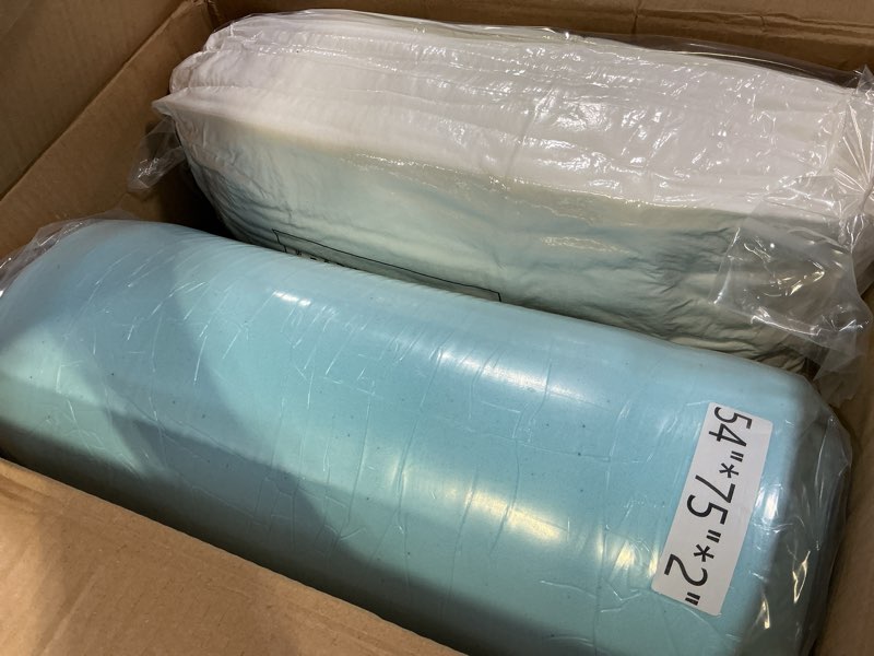 Condition photo showing New/Like New for mattress topper full,extra thick mattress pad cover for back pain,cooling mattress protector with 8-21 inch deep pocket,overfilled down alternative filling white full