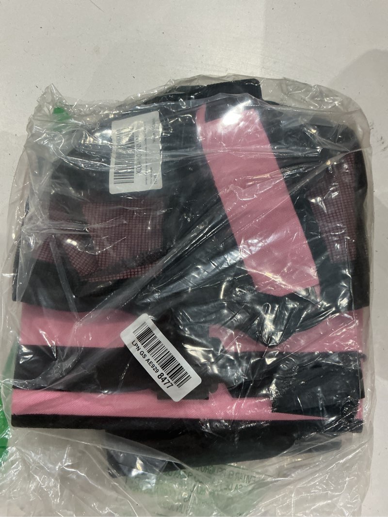 Condition photo showing New/Like New for cleaning caddy tote with removable dividers - 17.8x12.2x9.3in waterproof tool organizer bag with handles & adjustable shoulder strap for housekeepers, cleaners & car detailing supplies (pink)