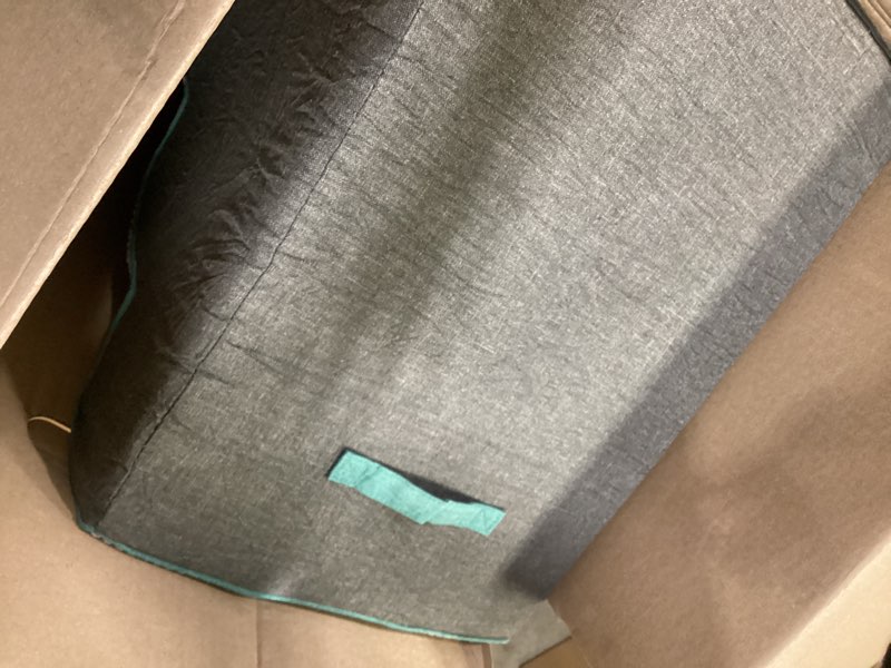 Condition photo showing Good Condition for Gardner Pet Dog Stairs for Small Dogs 22.8" H, Curved 5-Step Pet Stairs, Dog Steps for High Bed, Couch (24-30 in) with Durable Non-Slip Waterproof Fabric Cover and CertiPUR-US Certified Foam Grey 5 15.7"x33"x22.8"